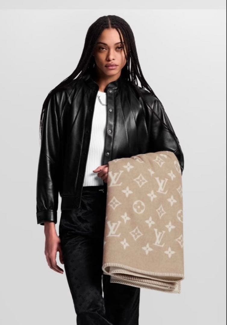 美品⭐︎ルイヴィトン　プレッドネオ　モノグラム　ブランケット　毛布　袋おまけ