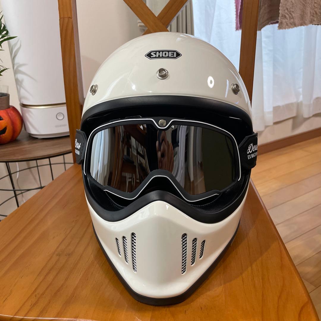 SHOEI EX-ZERO M バイザー.ゴーグルセット