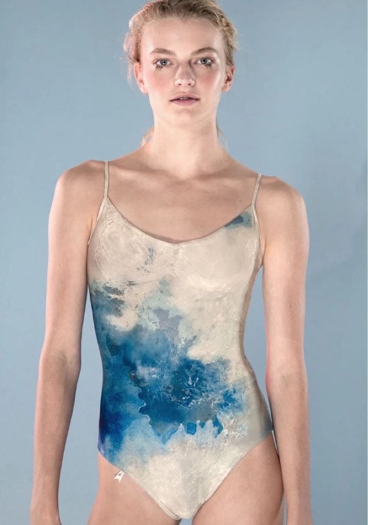 に*こ様 美品・JACレオタード クリスタル　ブルー 極レア品