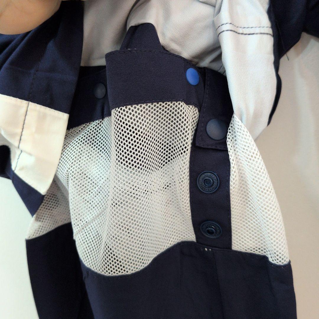 美品　キャロウェイ L セットアップレインウェア ネイビーゴルフ スポーツウェア