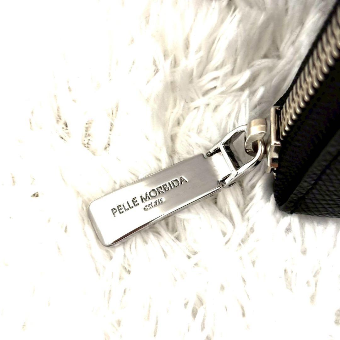新品　未使用　ペッレモルビダ　メンズ　長財布　ラウンドジップ　ブラック　レザー