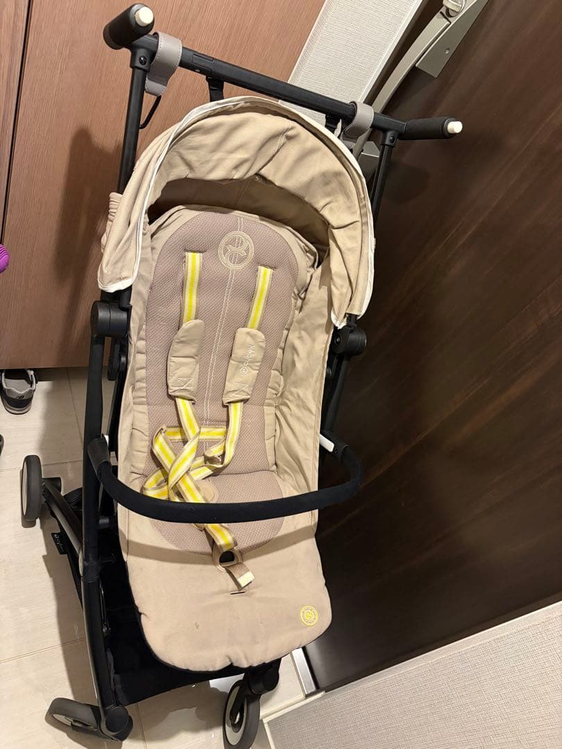 サイベックス　ベージュ ベビーカー 折りたたみ式