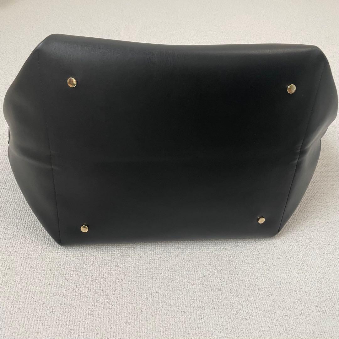 【美品】&MyuQ アンドミューク　TOTE BAG トート　ブラックA4