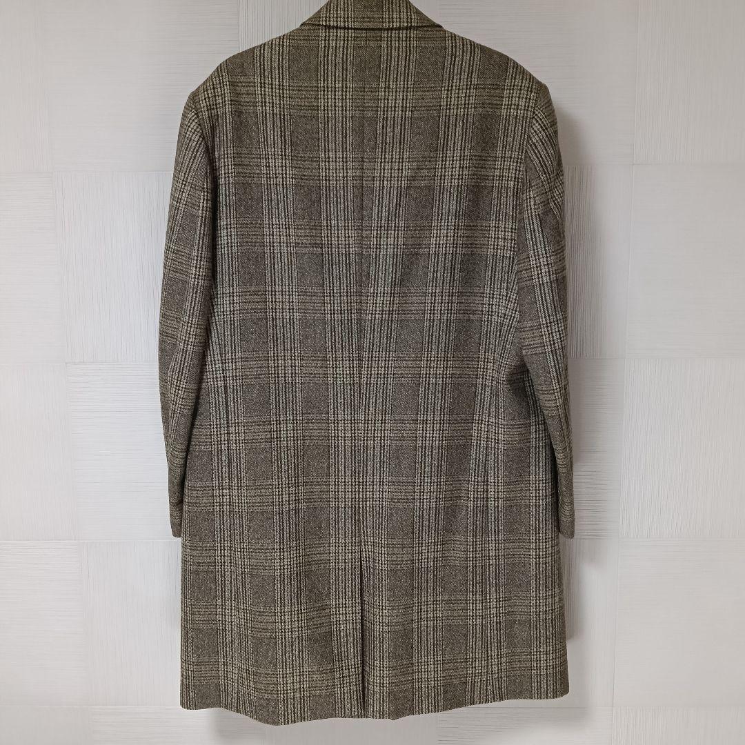 【美品】Brooks Brothers 高級ロロ・ピアーチェックチェスターコート