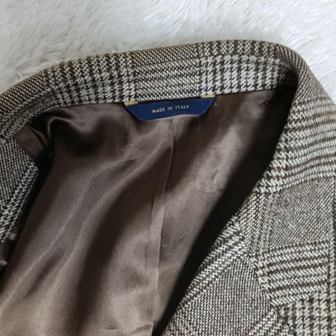 【美品】Brooks Brothers 高級ロロ・ピアーチェックチェスターコート