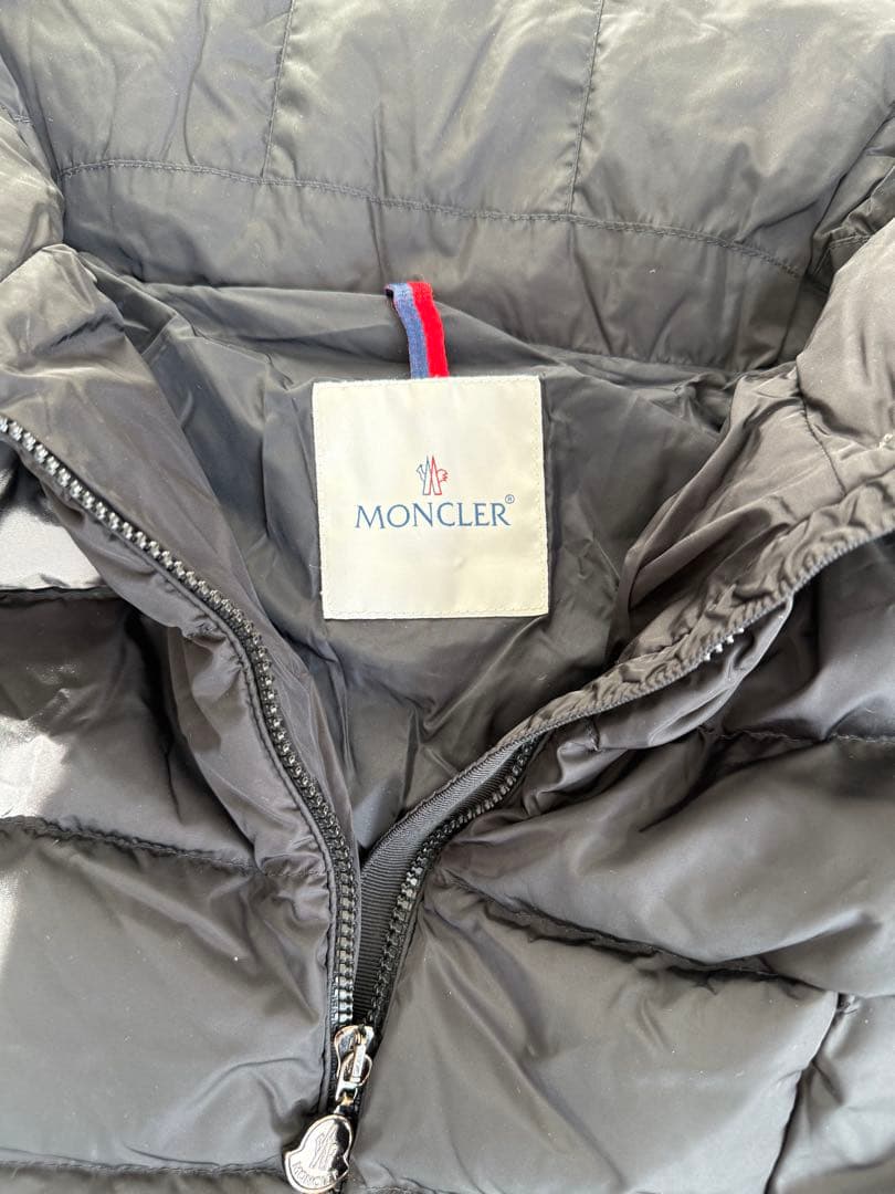 Moncler 黒 ロングダウンジャケット