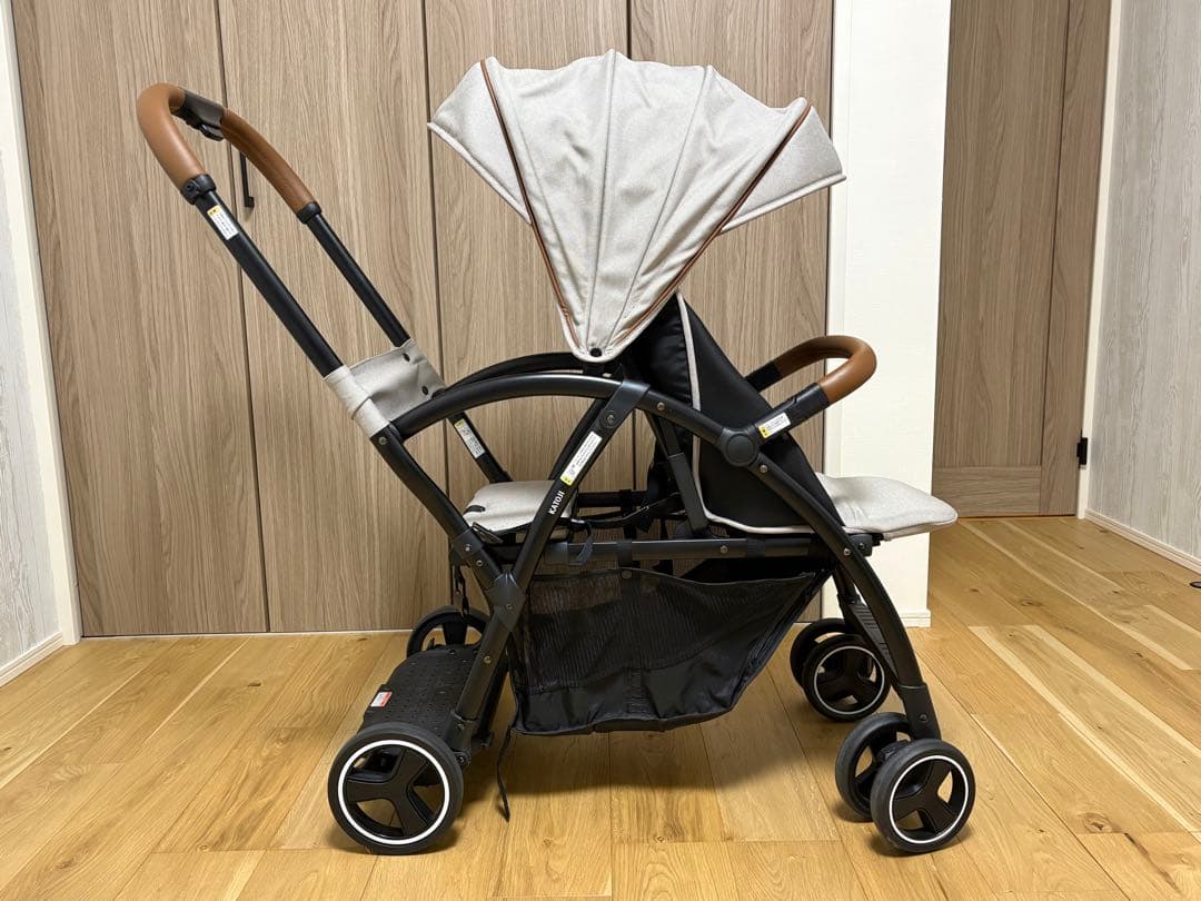 カトージ 2-Seater next ロイヤルベージュ　背もたれシート付き！