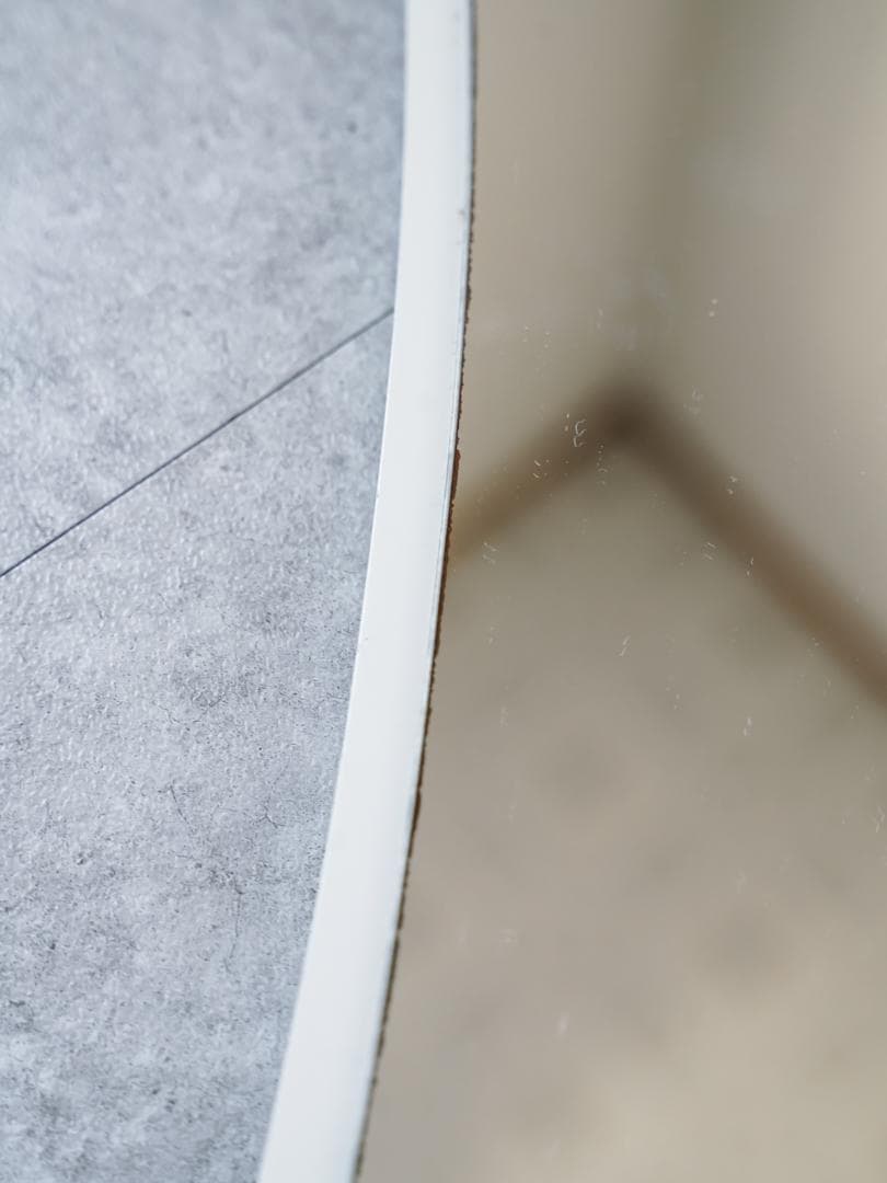 90's vintage ウェーブミラー/鏡 うねうね ポストモダン