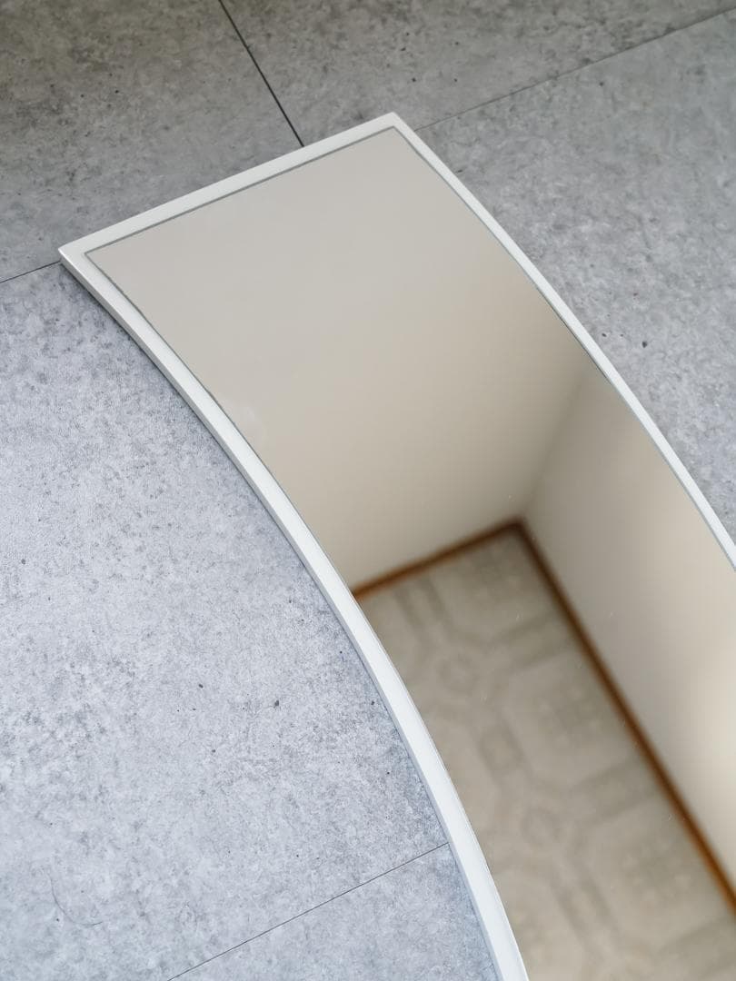 90's vintage ウェーブミラー/鏡 うねうね ポストモダン