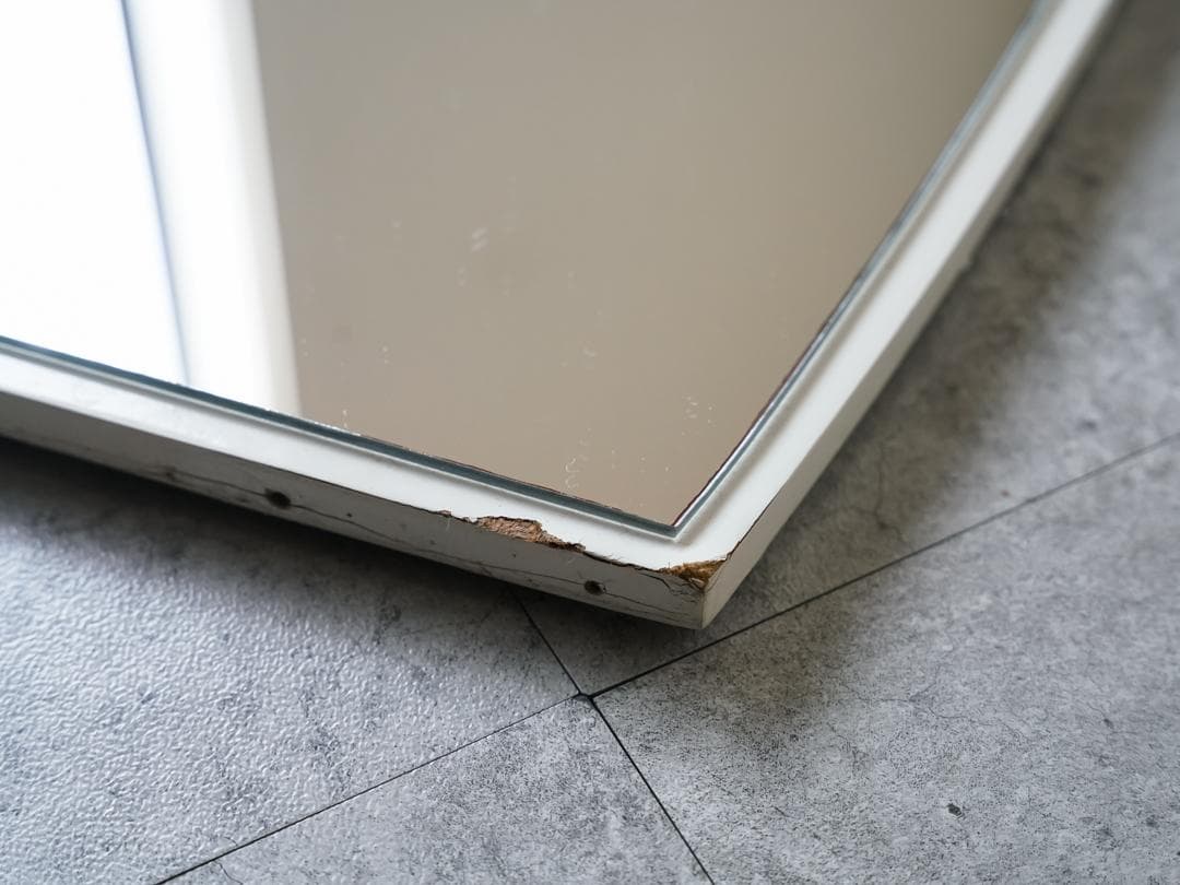 90's vintage ウェーブミラー/鏡 うねうね ポストモダン