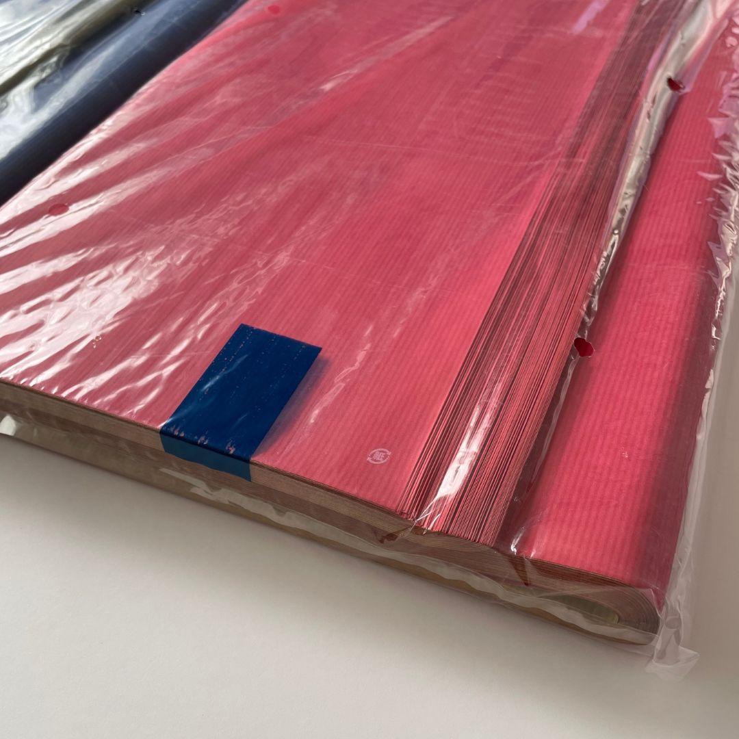 HEIKO ヘイコー 包装紙 ３点セット 全判 と半才 赤と青 サイズ２種類