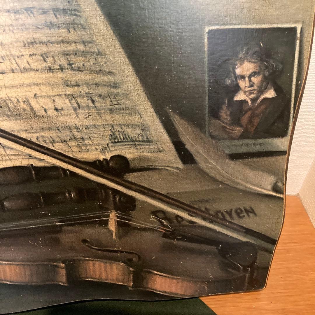 輸入木製オブジェ　ベートーヴェン