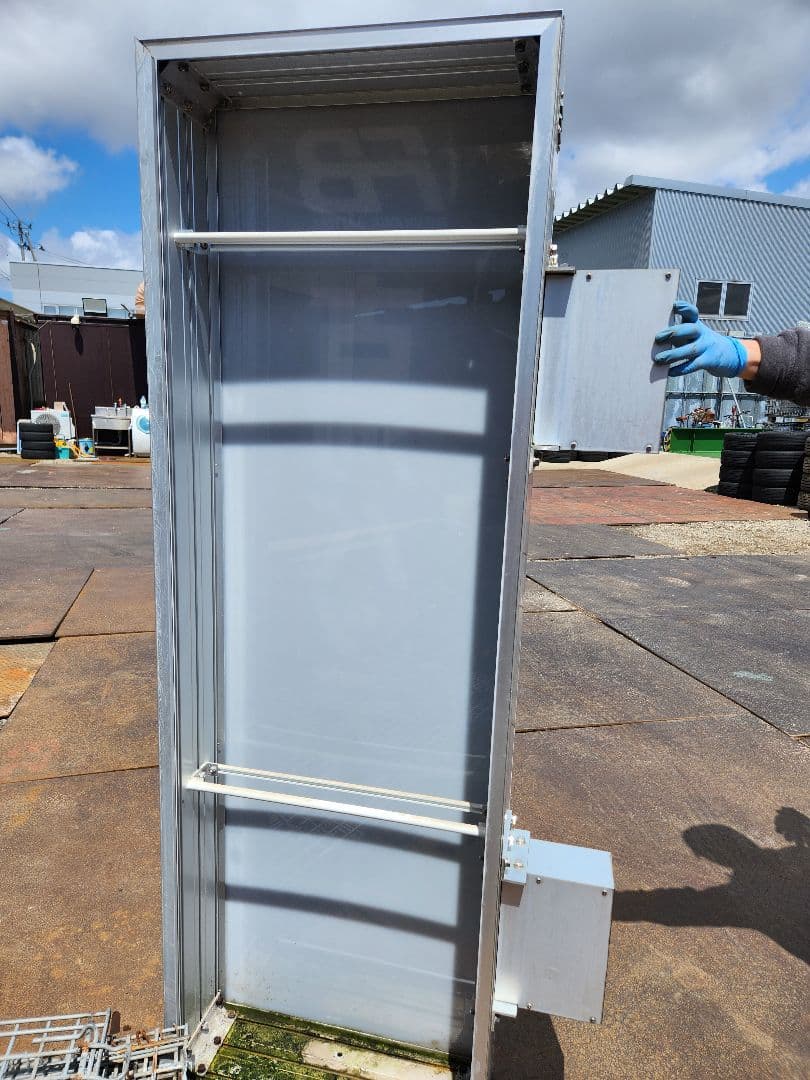 看板 屋外 特大 アルミ製 175×60×21cm 中古 店舗用 新潟発