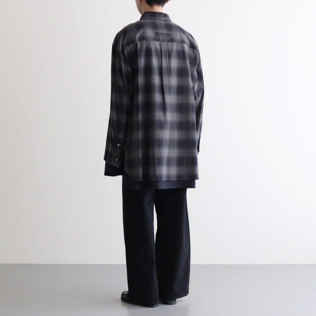 steinシュタイン OVERSIZED LAYERED SHIRT