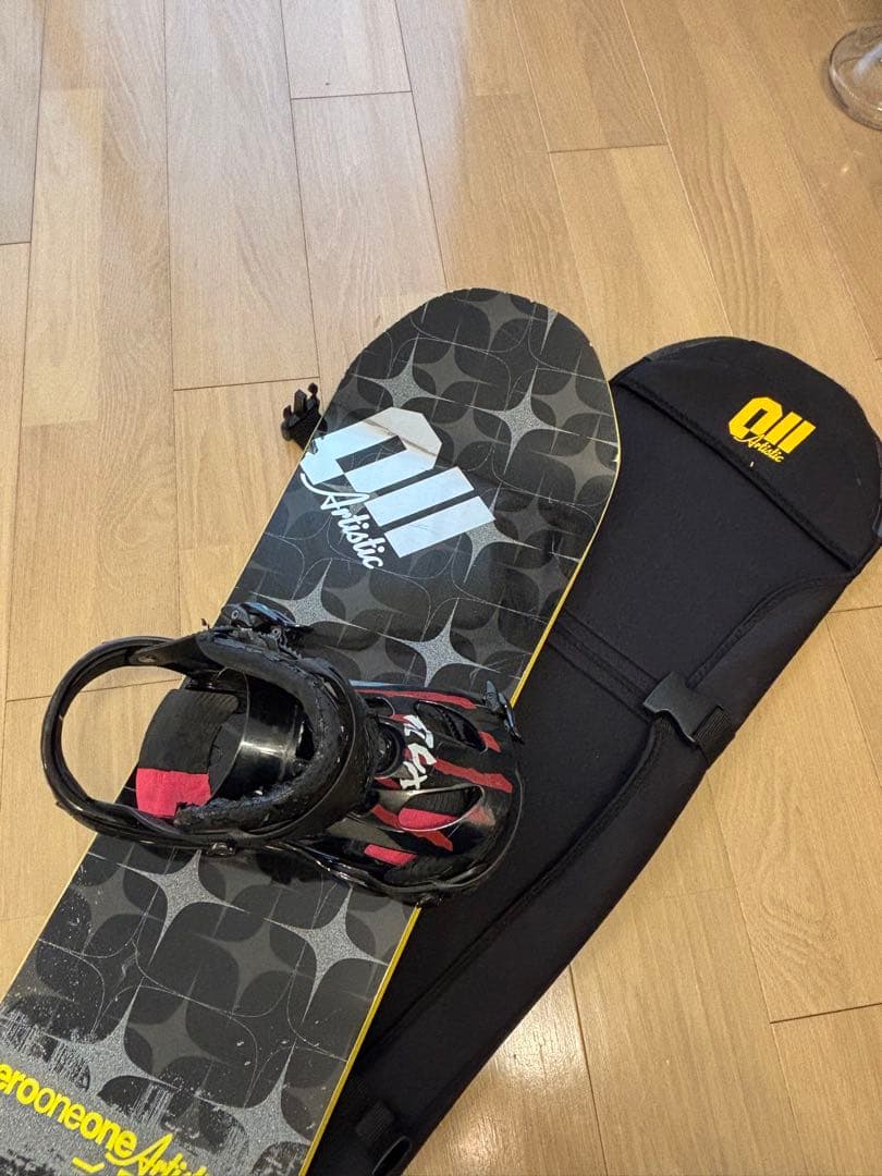 【ビンディング、ケース付】011 artistic FLATKING 152cm