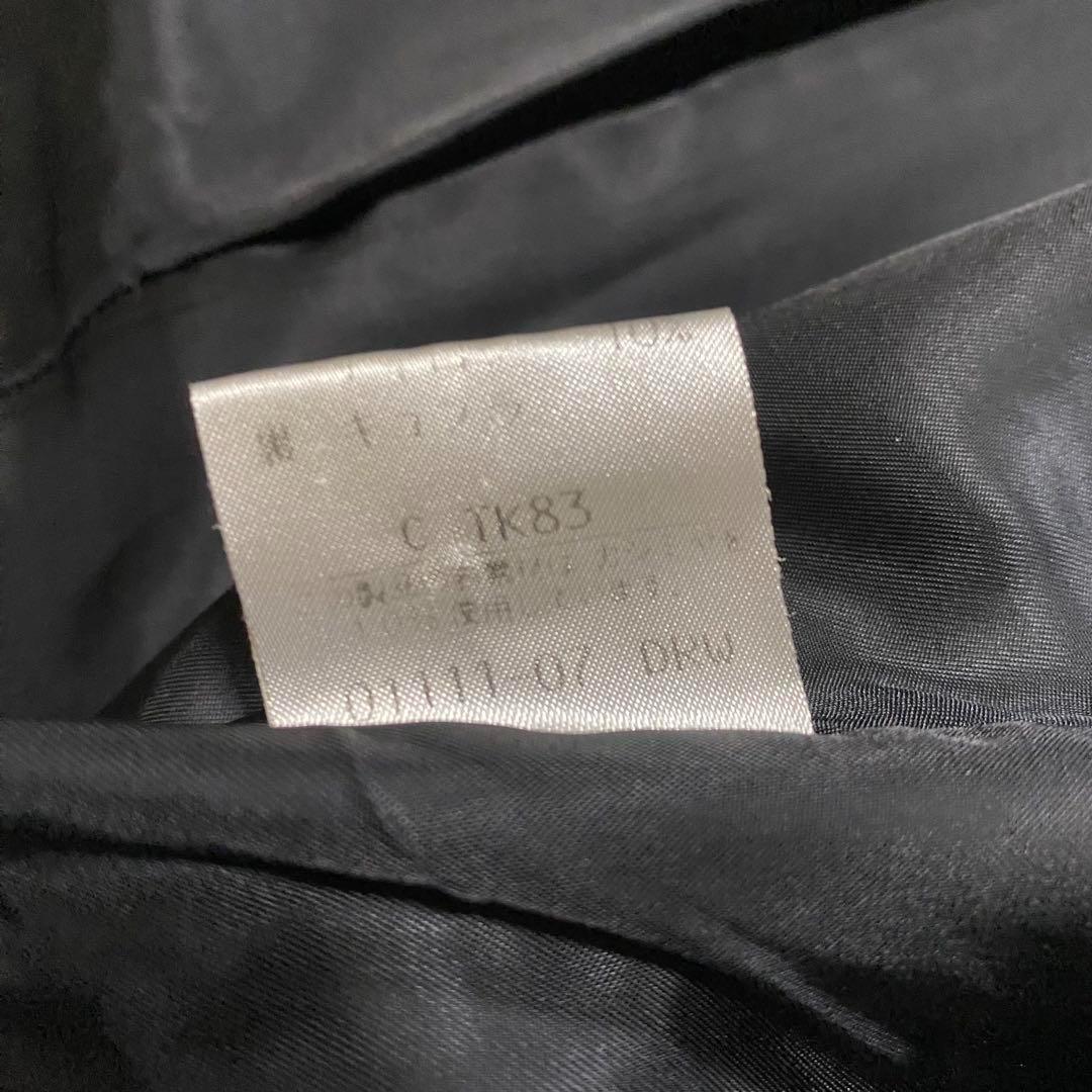 【美品】バーバリーブルーレーベル　ダブルチェスターコート　カシミヤ混　黒　M