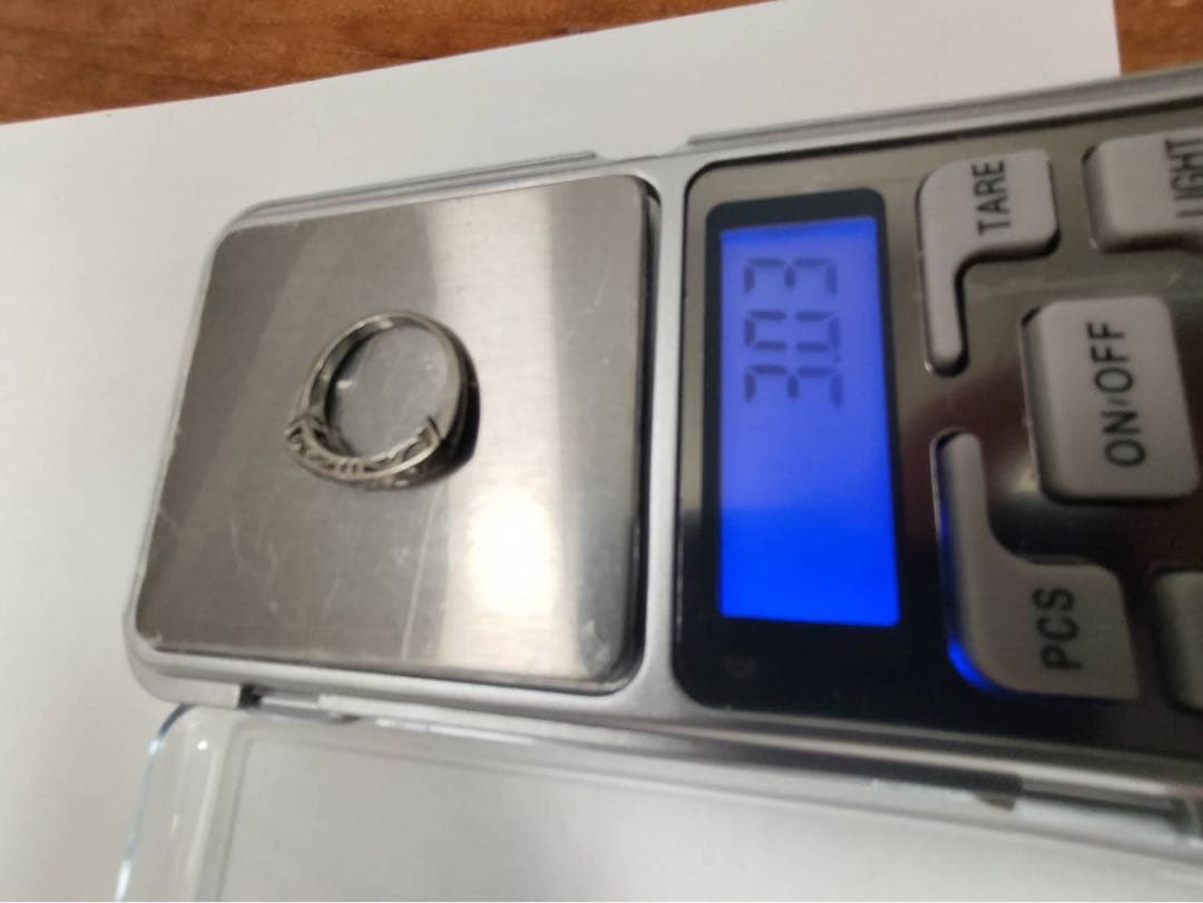 k14 ダイヤモンドリング　ホワイトゴールド　3g