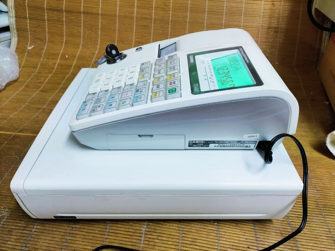 カシオレジスター　TE-400　フル設定無料　PC連携売上管理　890141