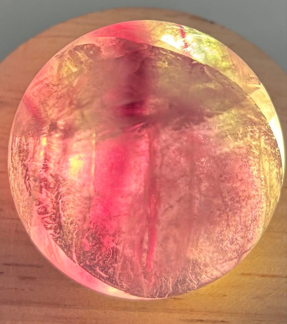 【天然石】スフィア　ファントム　フローライト⑤