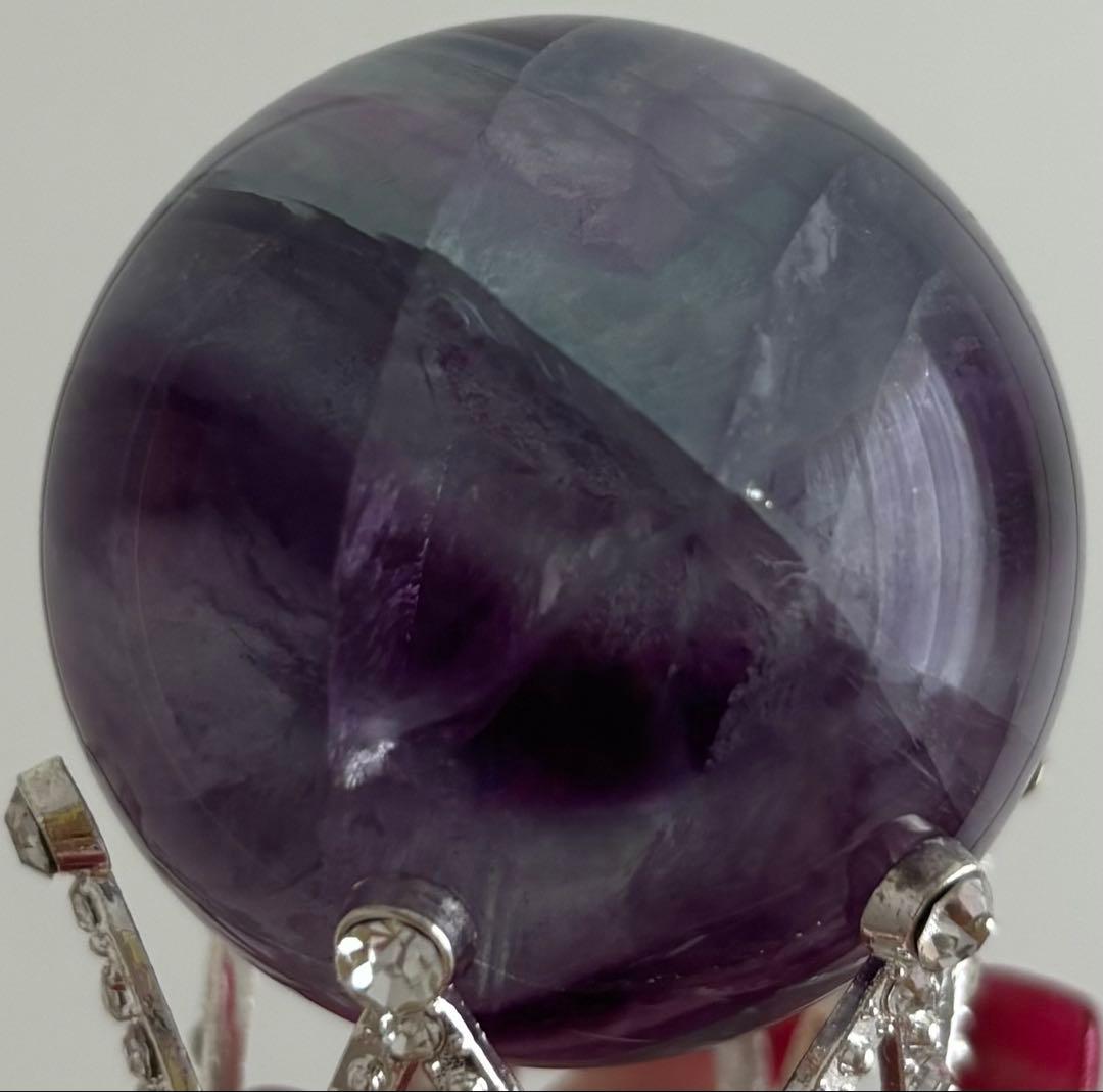 【天然石】スフィア　ファントム　フローライト⑤