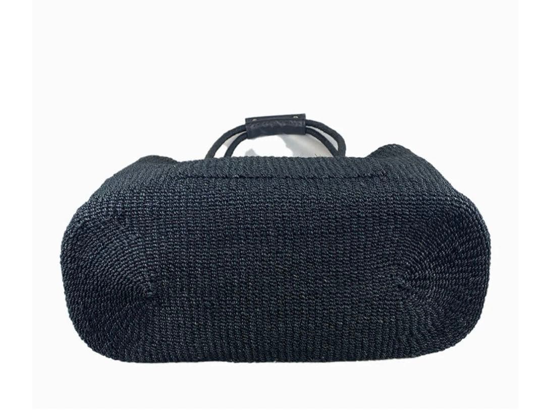 【新品タグ付】luxebirdieリュクスバーディキャリーバッグナチュール黒刺繍