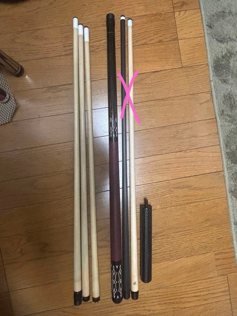 surfnturf ビリヤードキュー　プレーサー カスタム