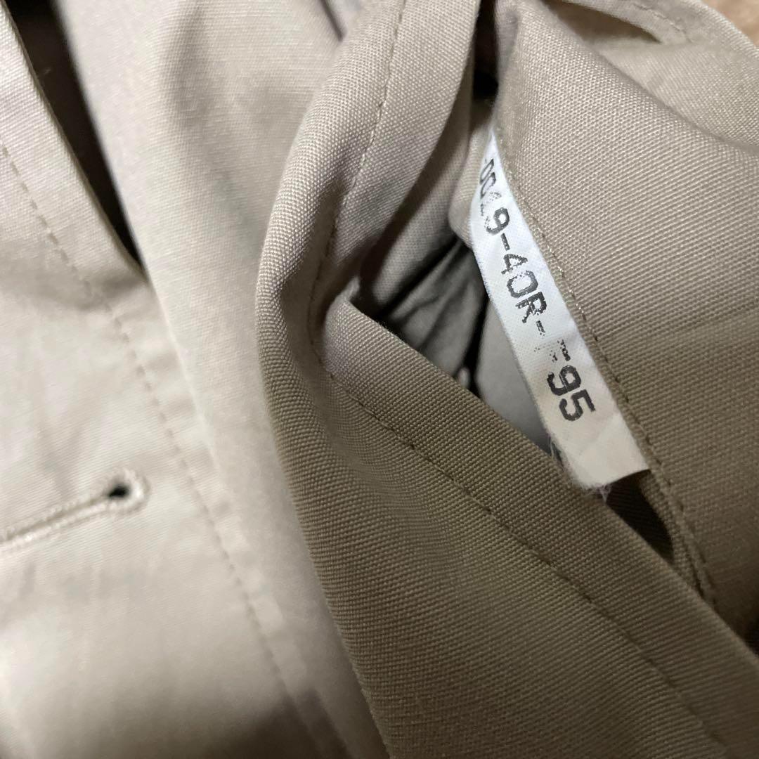 80s ブルックスブラザーズ トレンチコート　ウールライナー　裏地チェック柄