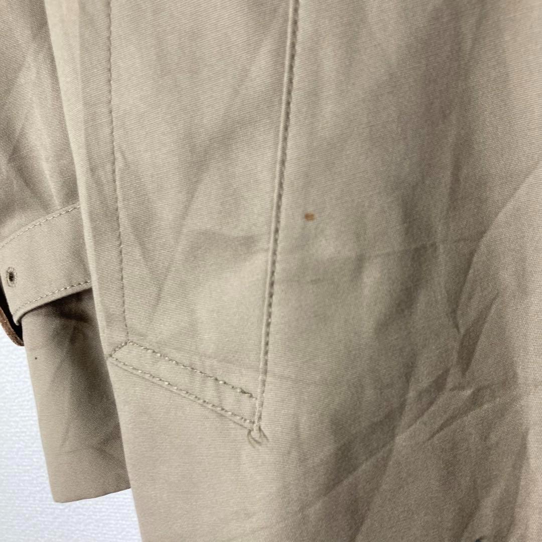 80s ブルックスブラザーズ トレンチコート　ウールライナー　裏地チェック柄