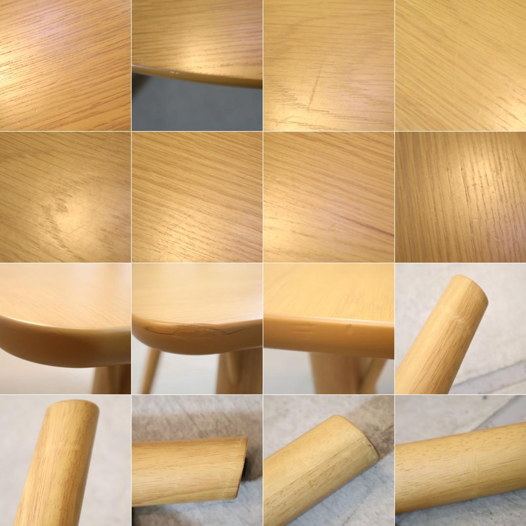 ISSEIKI LUNETTE オーク材 ダイニングテーブル ラウンドテーブル