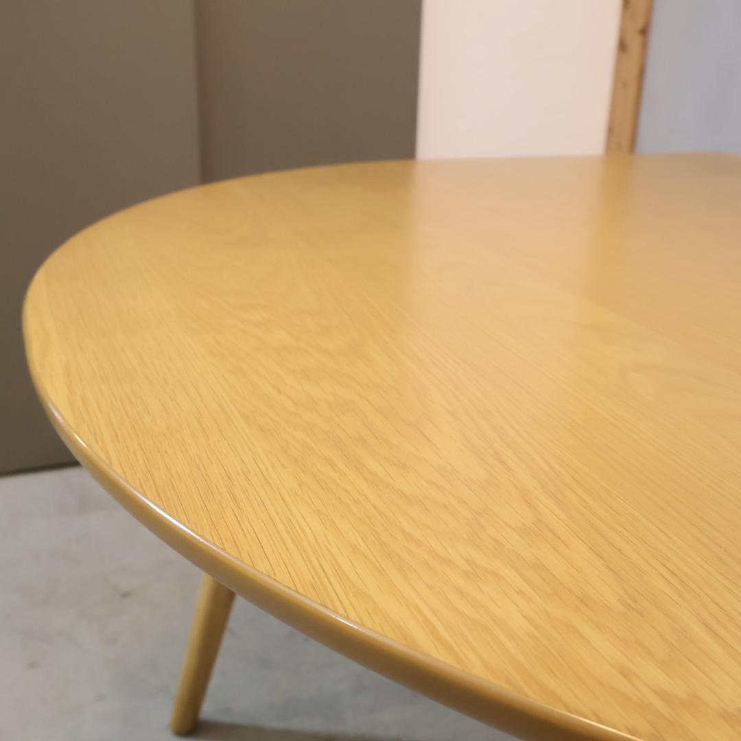 ISSEIKI LUNETTE オーク材 ダイニングテーブル ラウンドテーブル