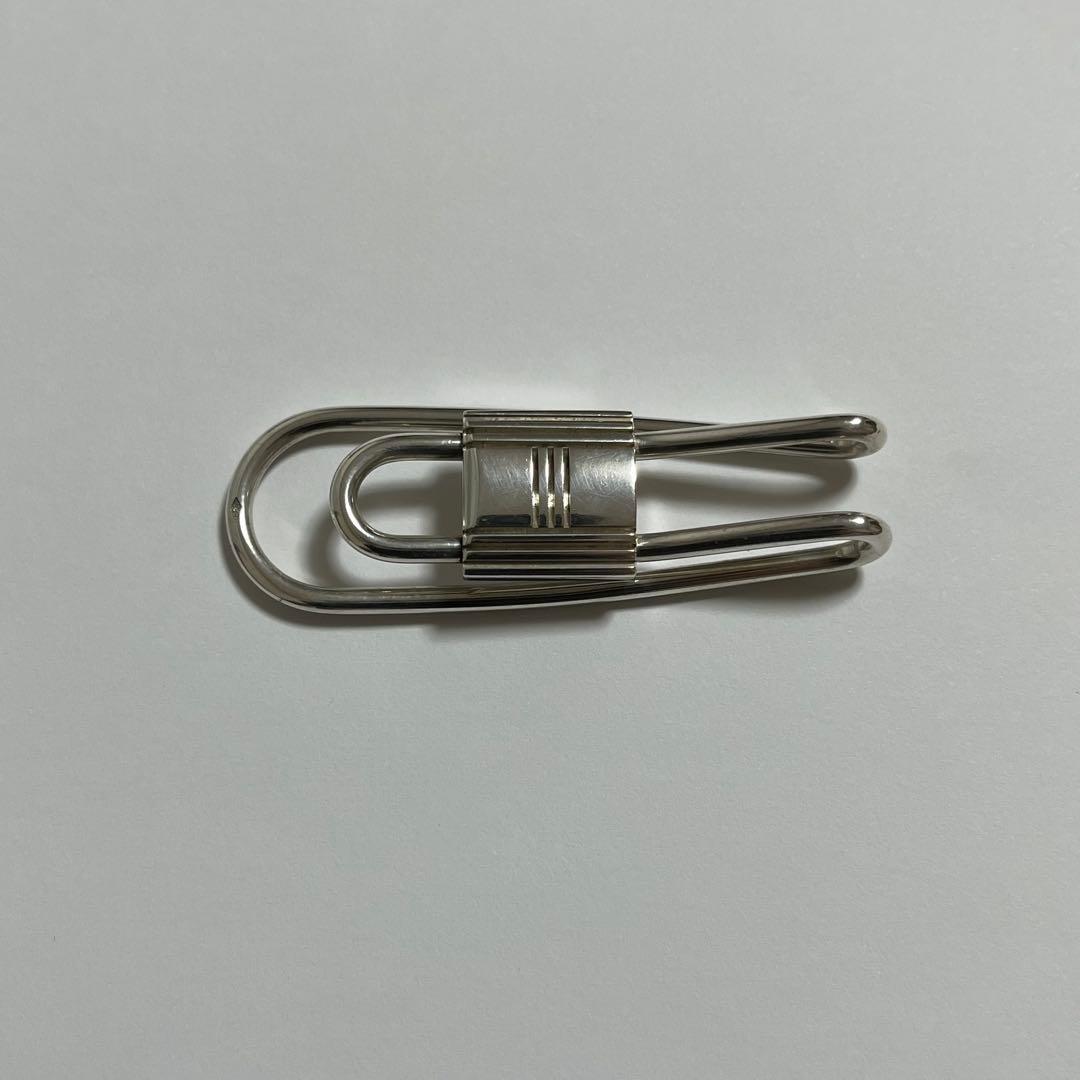 HERMES エルメス　カデナ　マネークリップ　シルバー　925