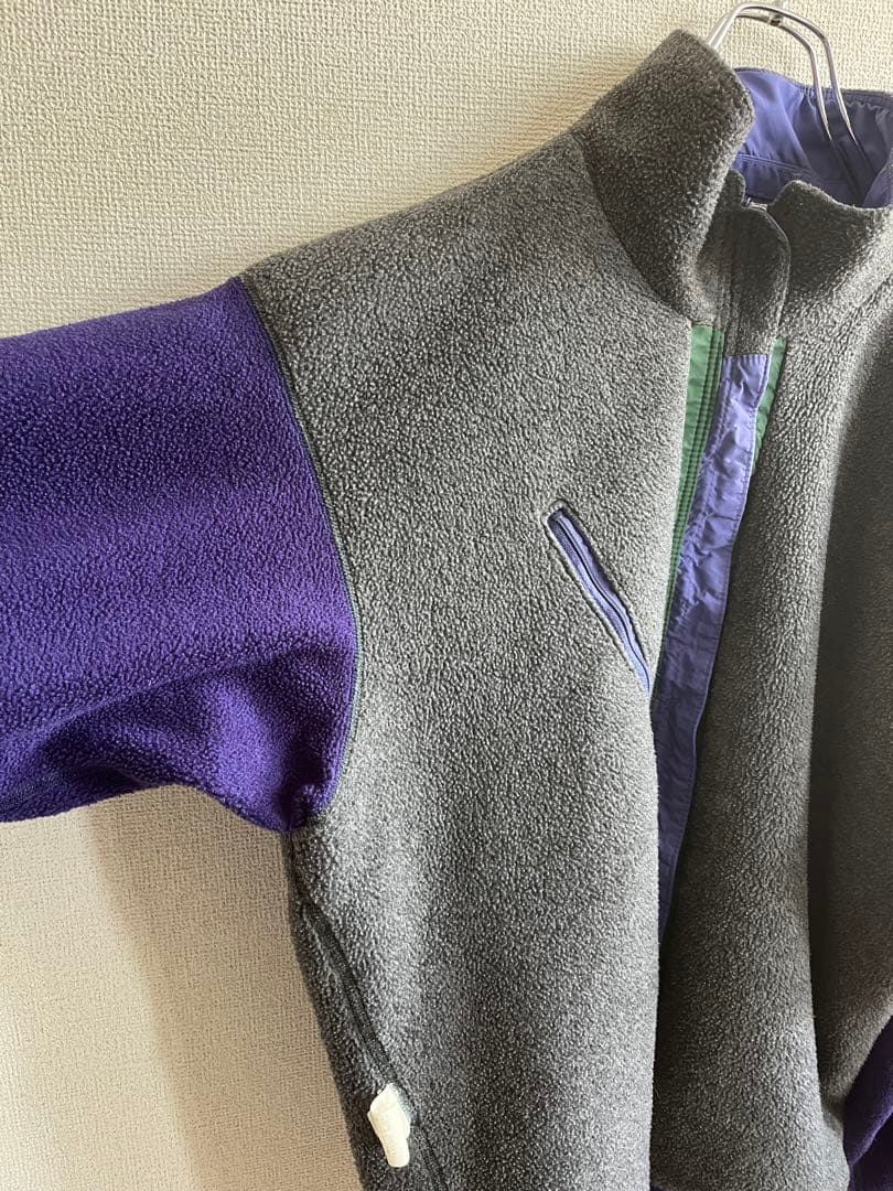 希少 90's USA製 パタゴニア シェルドシンチラジャケット パープル