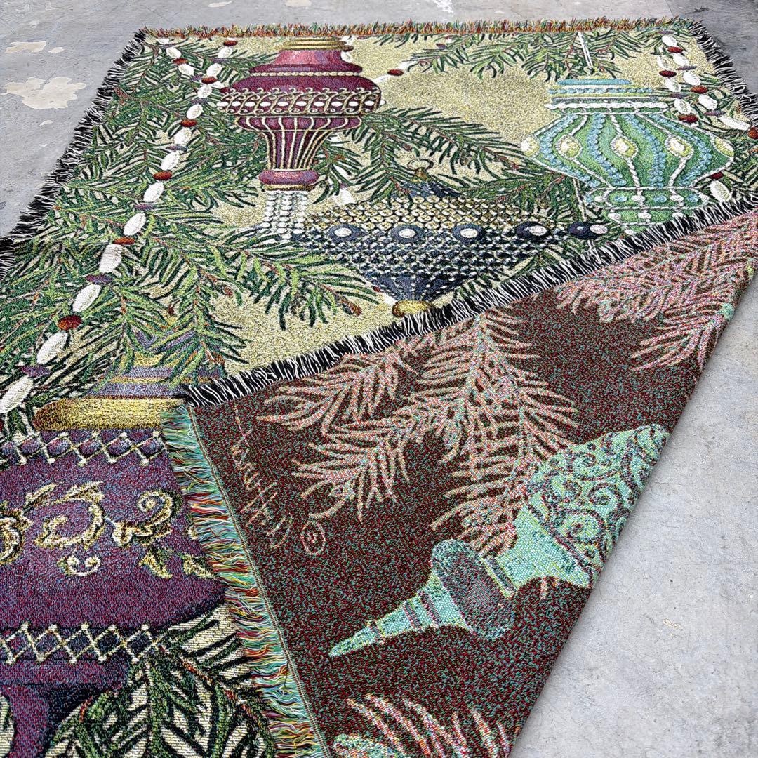 カラフル　マルチカバー　ソファカバー　ヴィンテージラグ　180x132