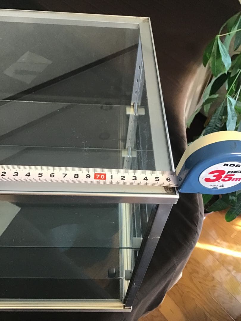 ガラスケース　ガラス棚　ディスプレイ棚　ディスプレイケース　飾り棚　昭和レトロ