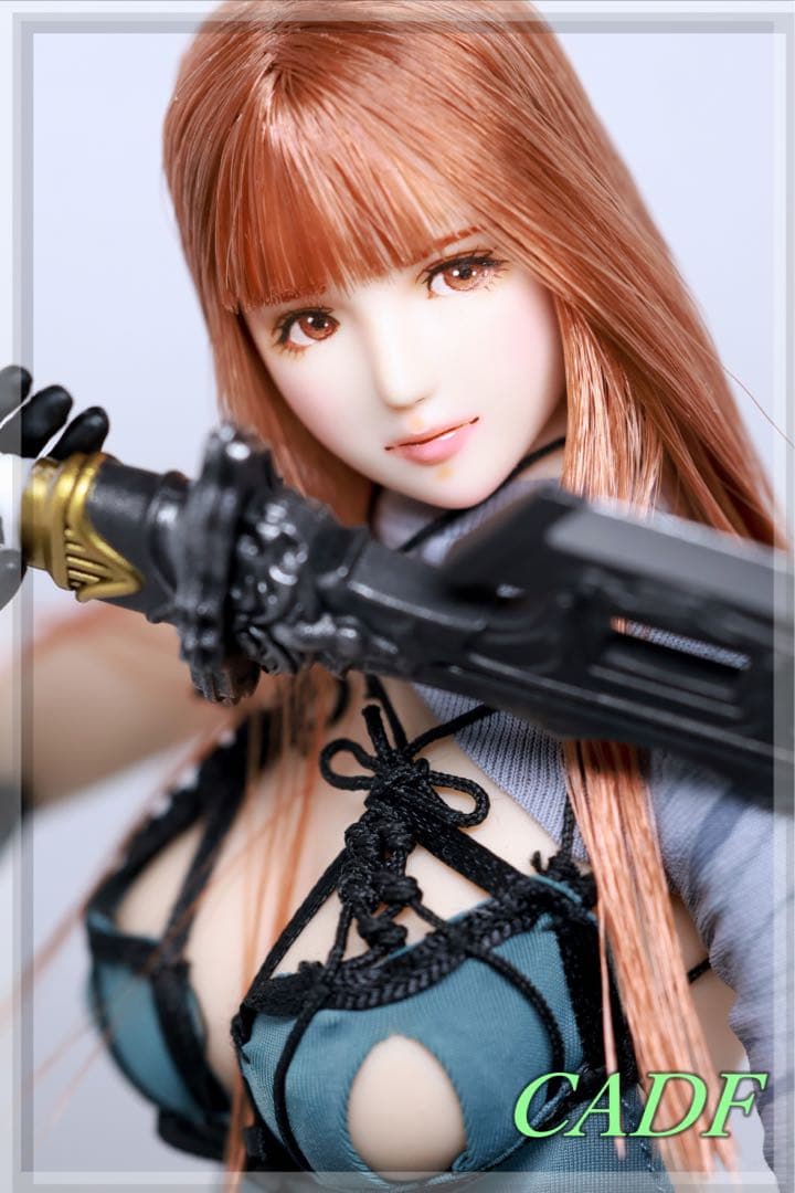 ♪♪ 1/6 　ドール カスタムドールヘッド　　秋椛　(あきか)　　♪♪