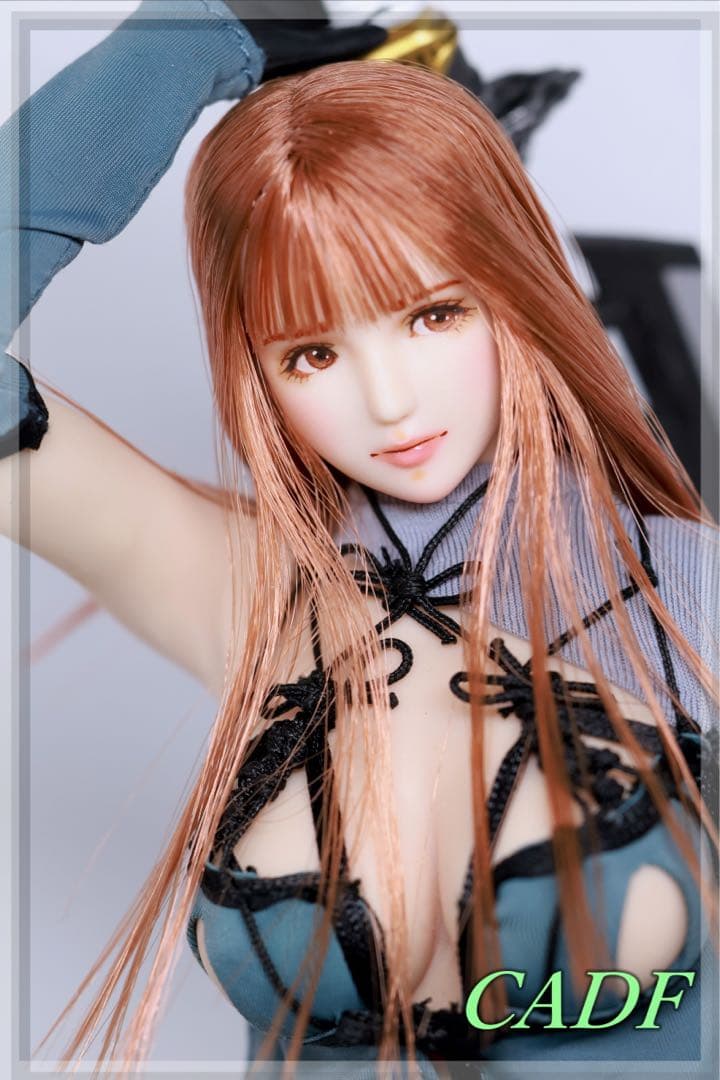 ♪♪ 1/6 　ドール カスタムドールヘッド　　秋椛　(あきか)　　♪♪