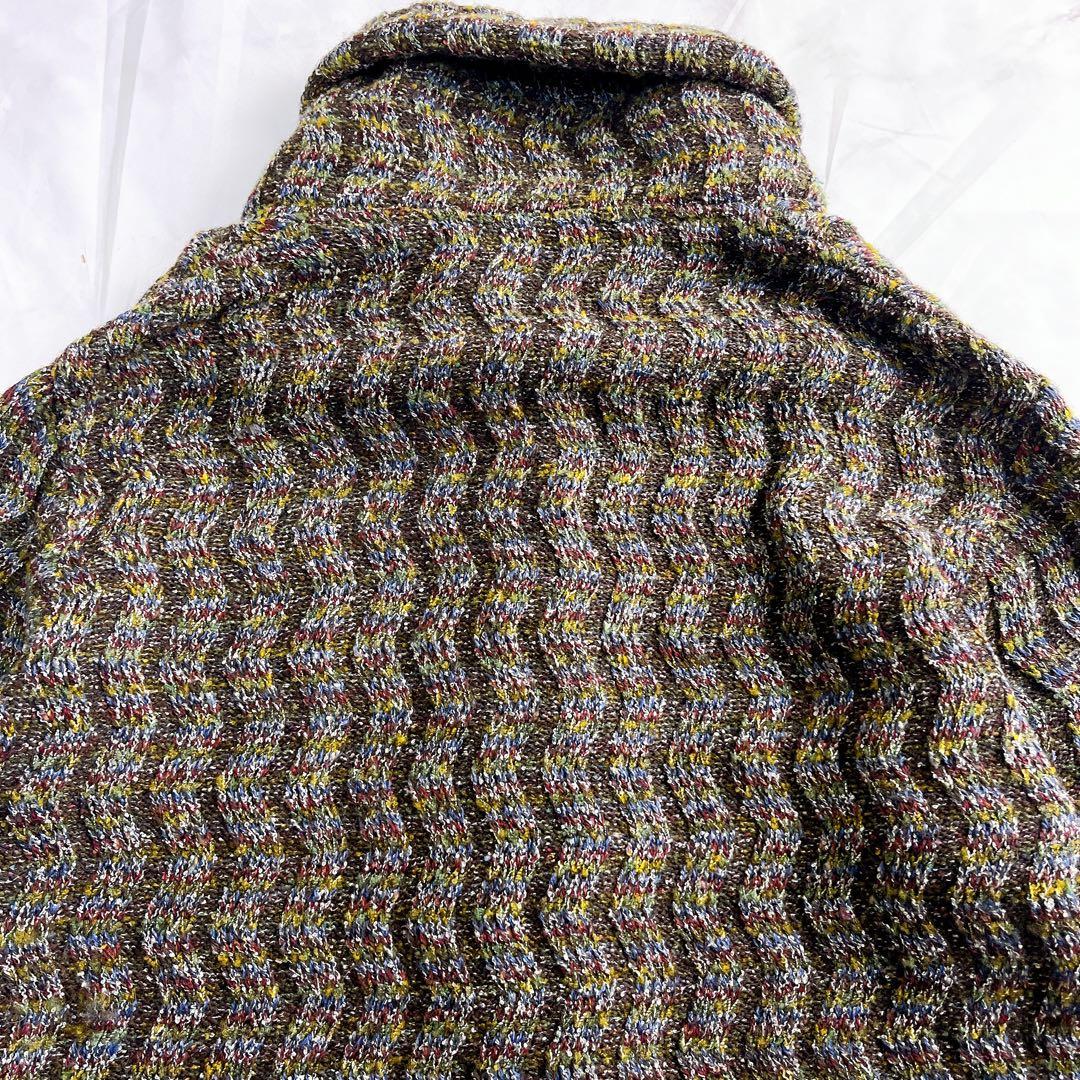 美品✨MISSONI SPORT アルパカ混 ニットジャケット 44 イタリア製