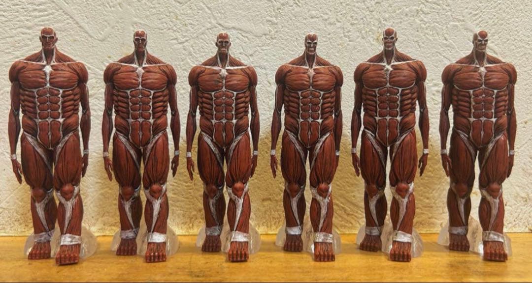 進撃の巨人 一番くじ フィギュア 地鳴らし 全6種　I賞　リペイント