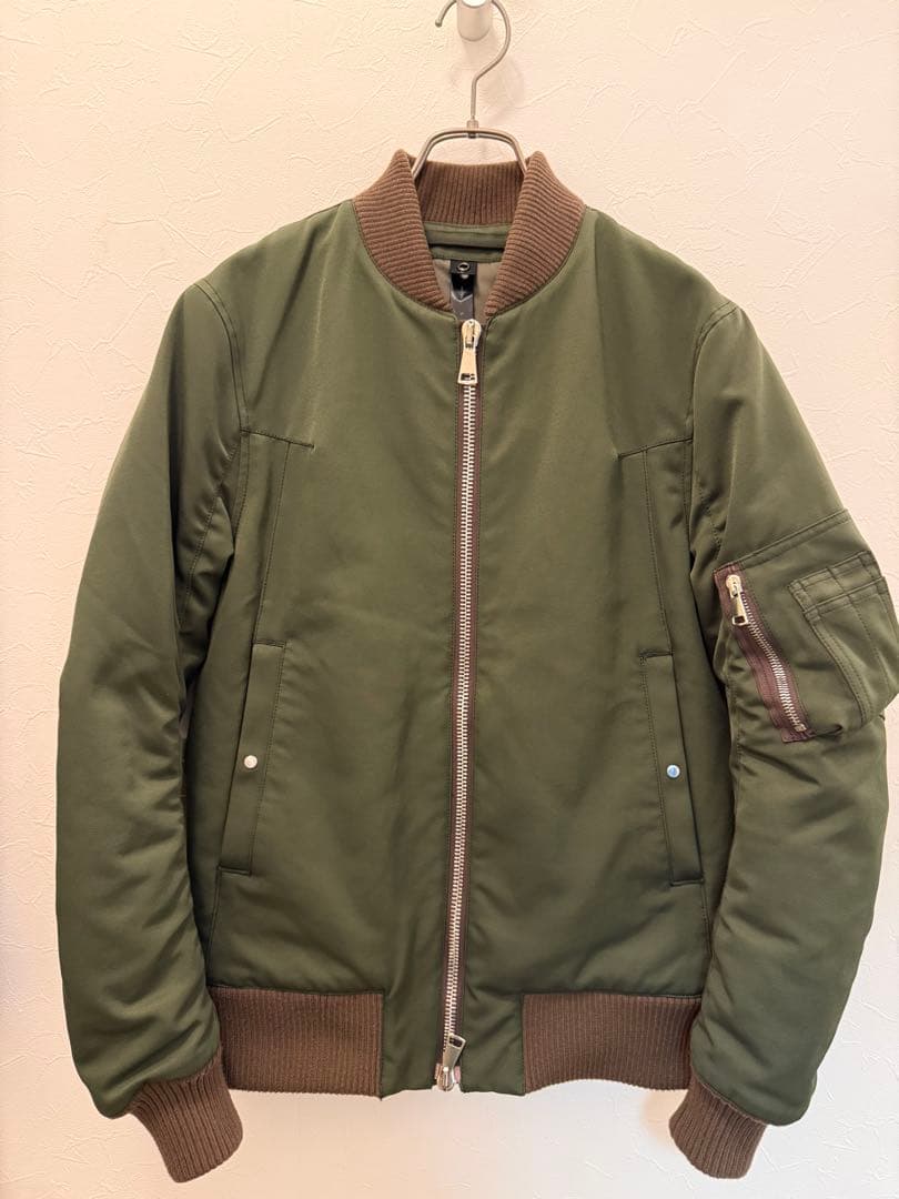 【超美品】wjk MA-1　sサイズ/ カーキ　亀梨着モデル