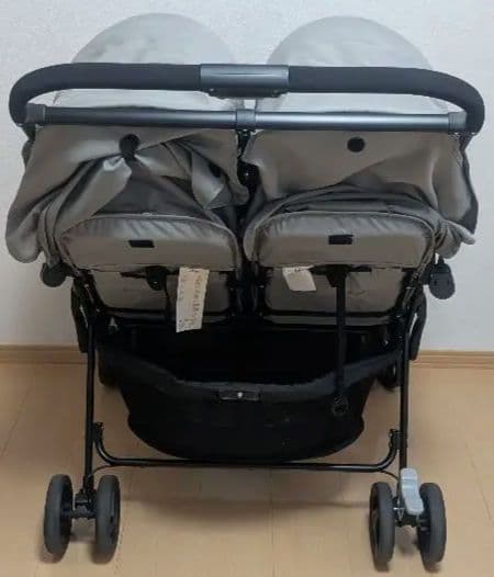 Joie カトージ　エアツイン　2人乗りベビーカー 水色/ピンク