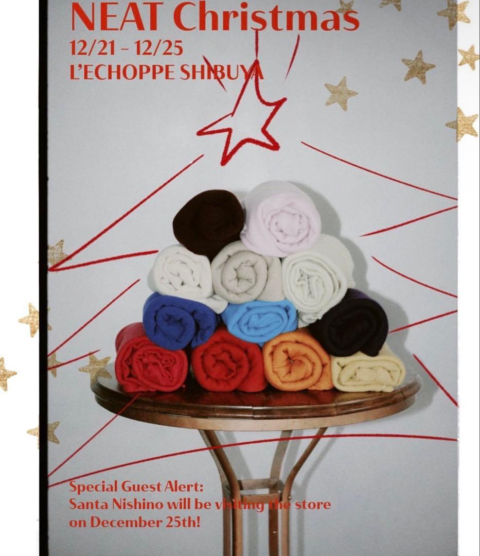 corgi / コーギー　別注 カシミア　マフラー　赤 レショップ