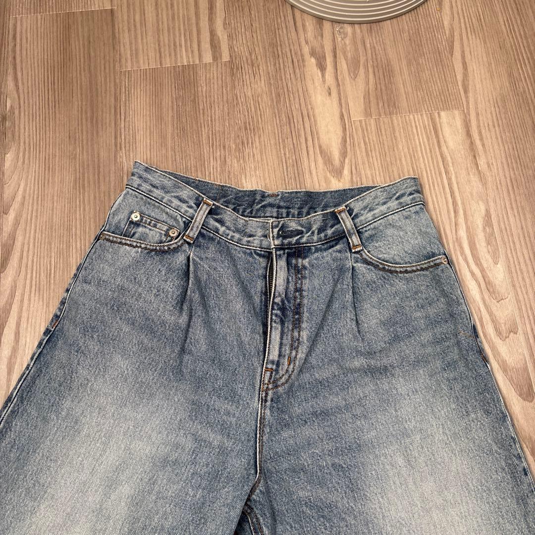 【定価3万】ドゥーズィエムクラス　タックバギーデニム38サイズ　2023年