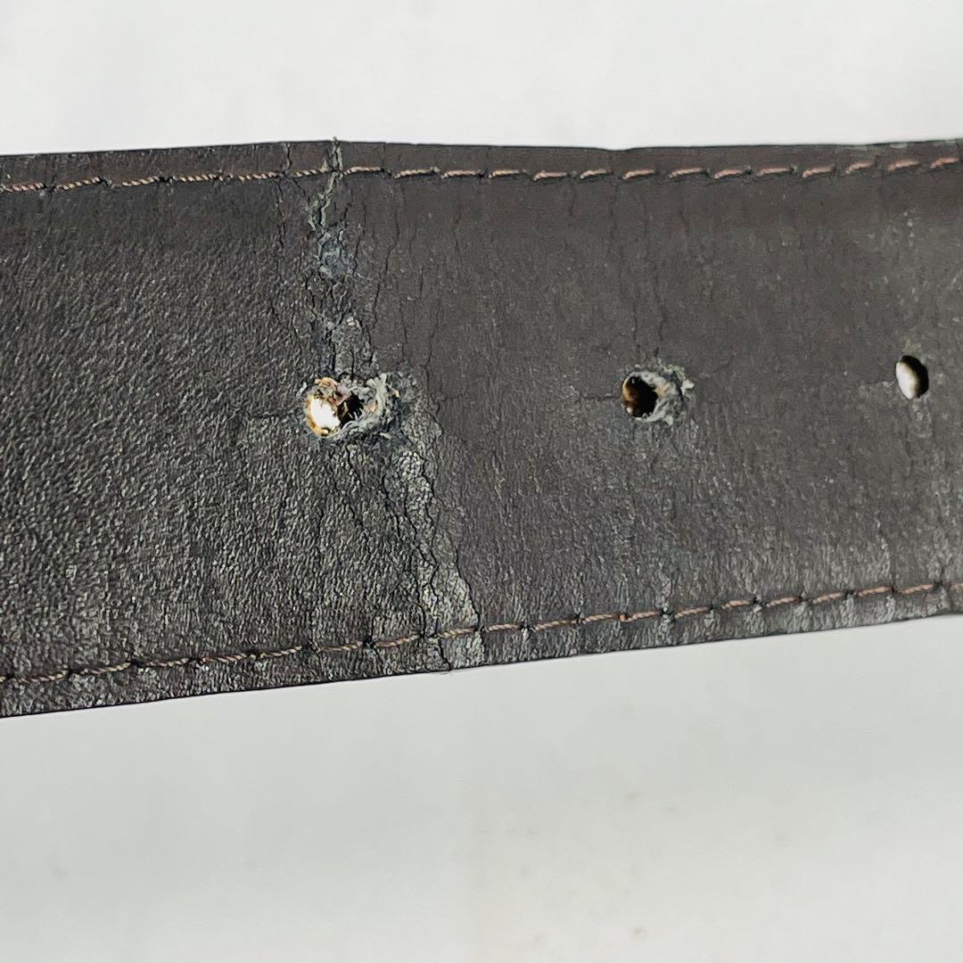 GUCCIグッチGGパターン ブラウン　スエードレザーベルト