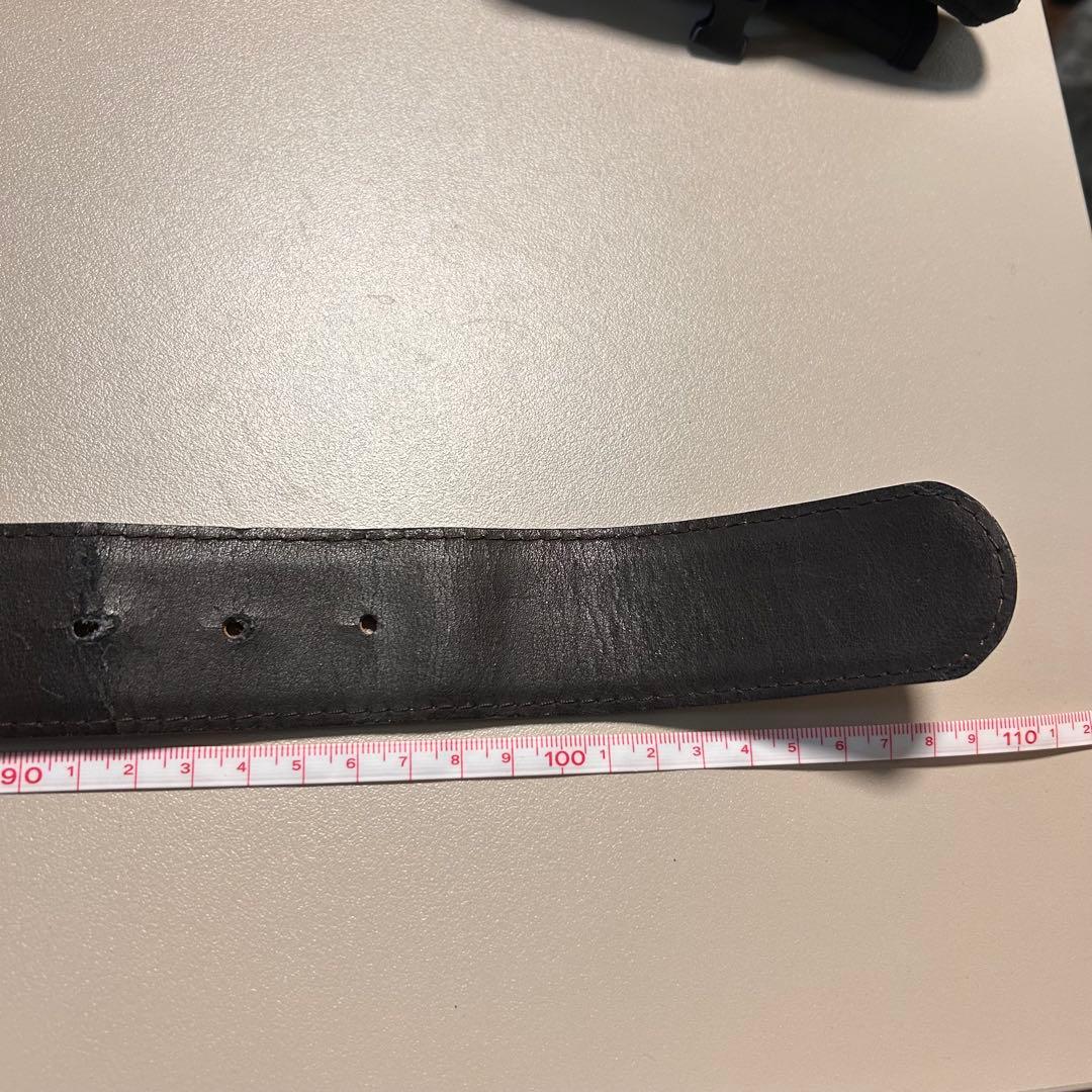 GUCCIグッチGGパターン ブラウン　スエードレザーベルト