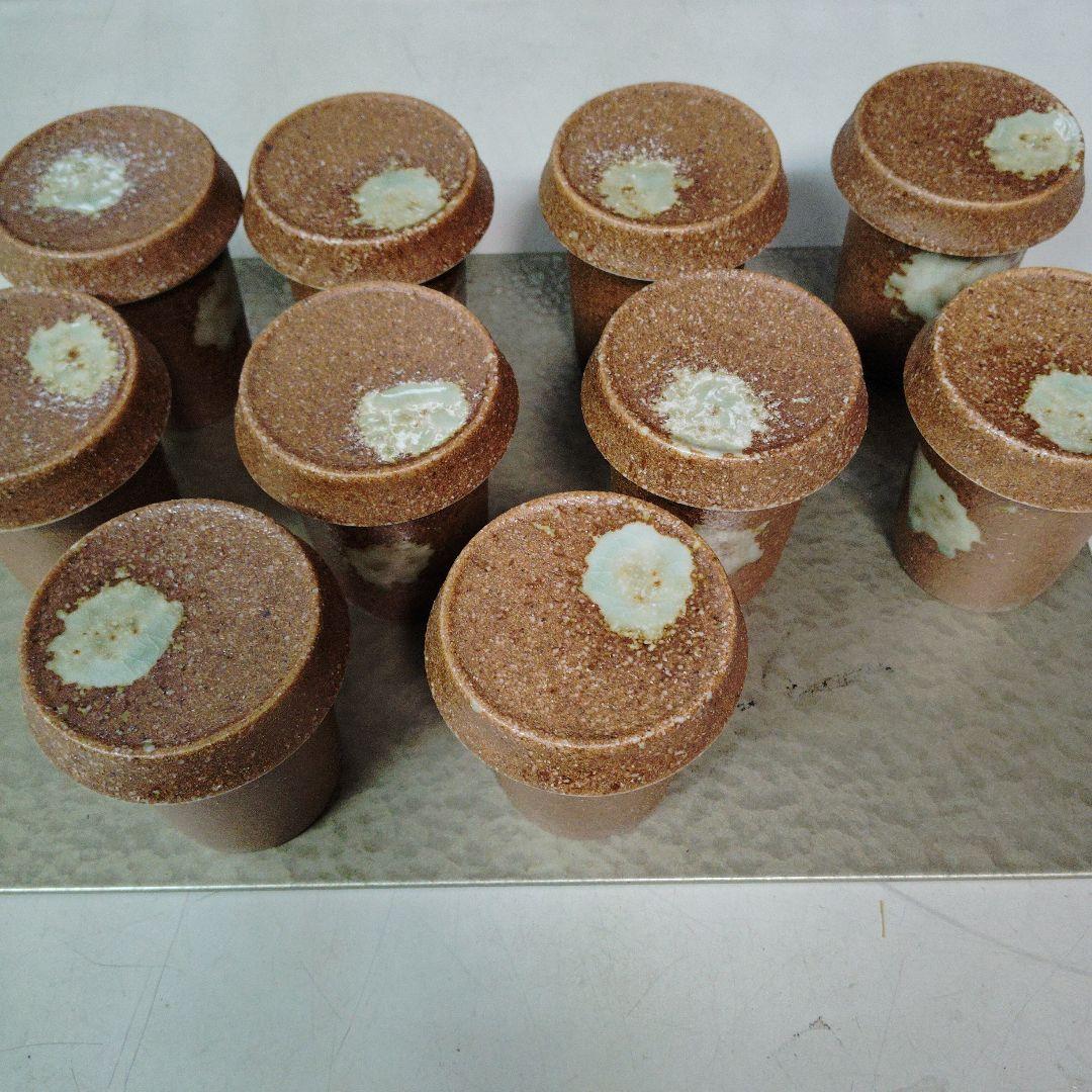 伊賀織部ひれ酒カップ10個、新品、未使用