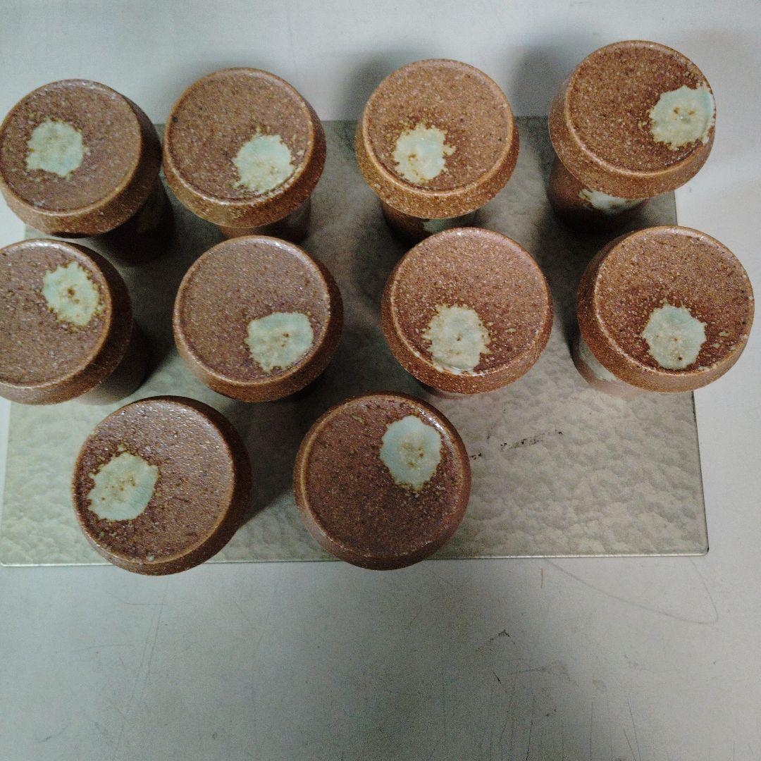 伊賀織部ひれ酒カップ10個、新品、未使用