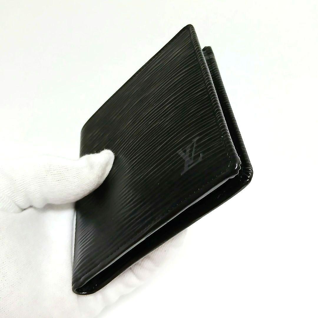 ★美品★ルイヴィトン★エピ ポルトビエ カルトクレディ モネ★二つ折り財布★黒★