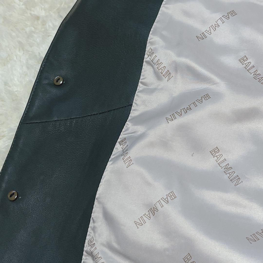 ミッシェル 　BALMAINバルマン　レザージャケット　ラムレザー