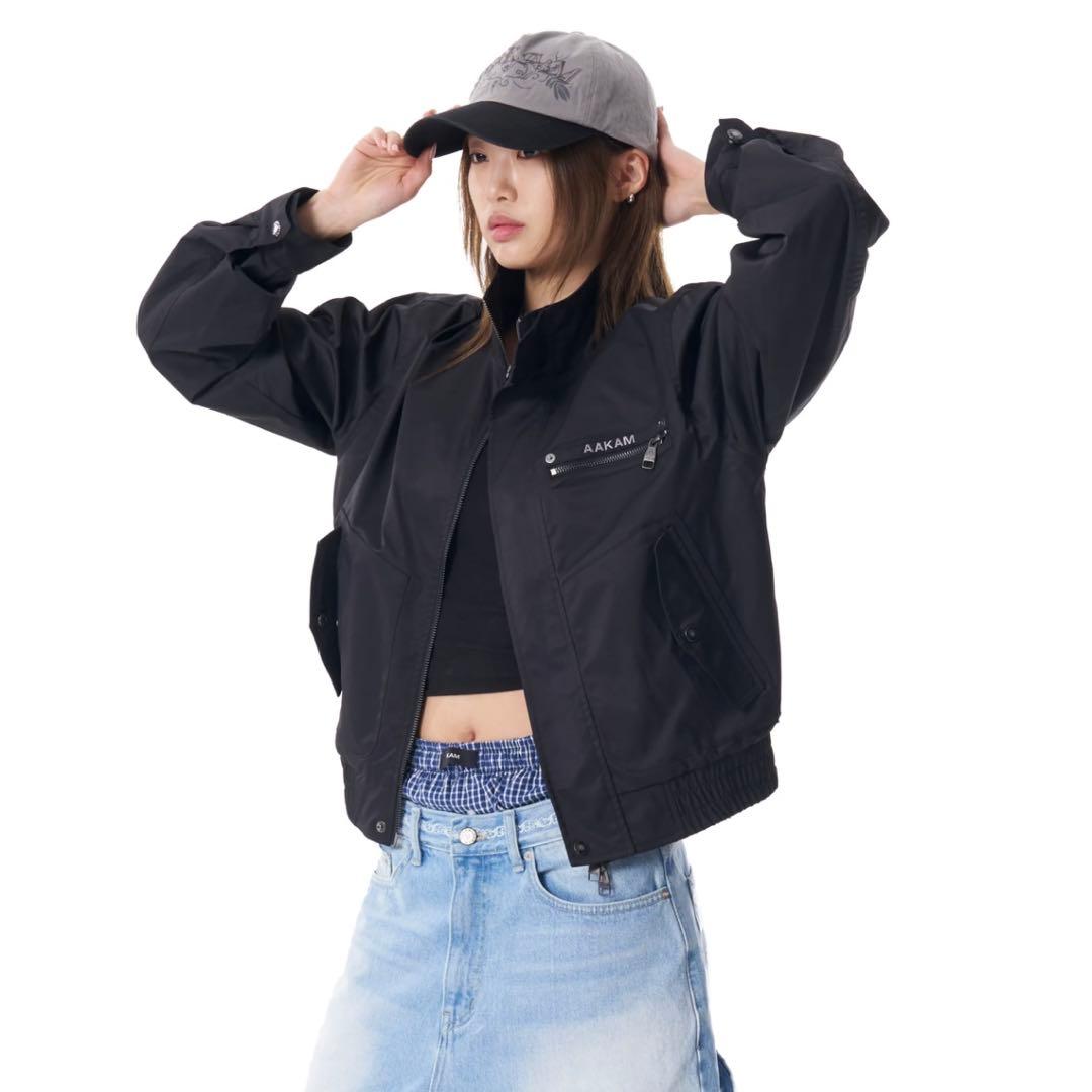 AAKAM High-Neck Button Jacket サイズ1