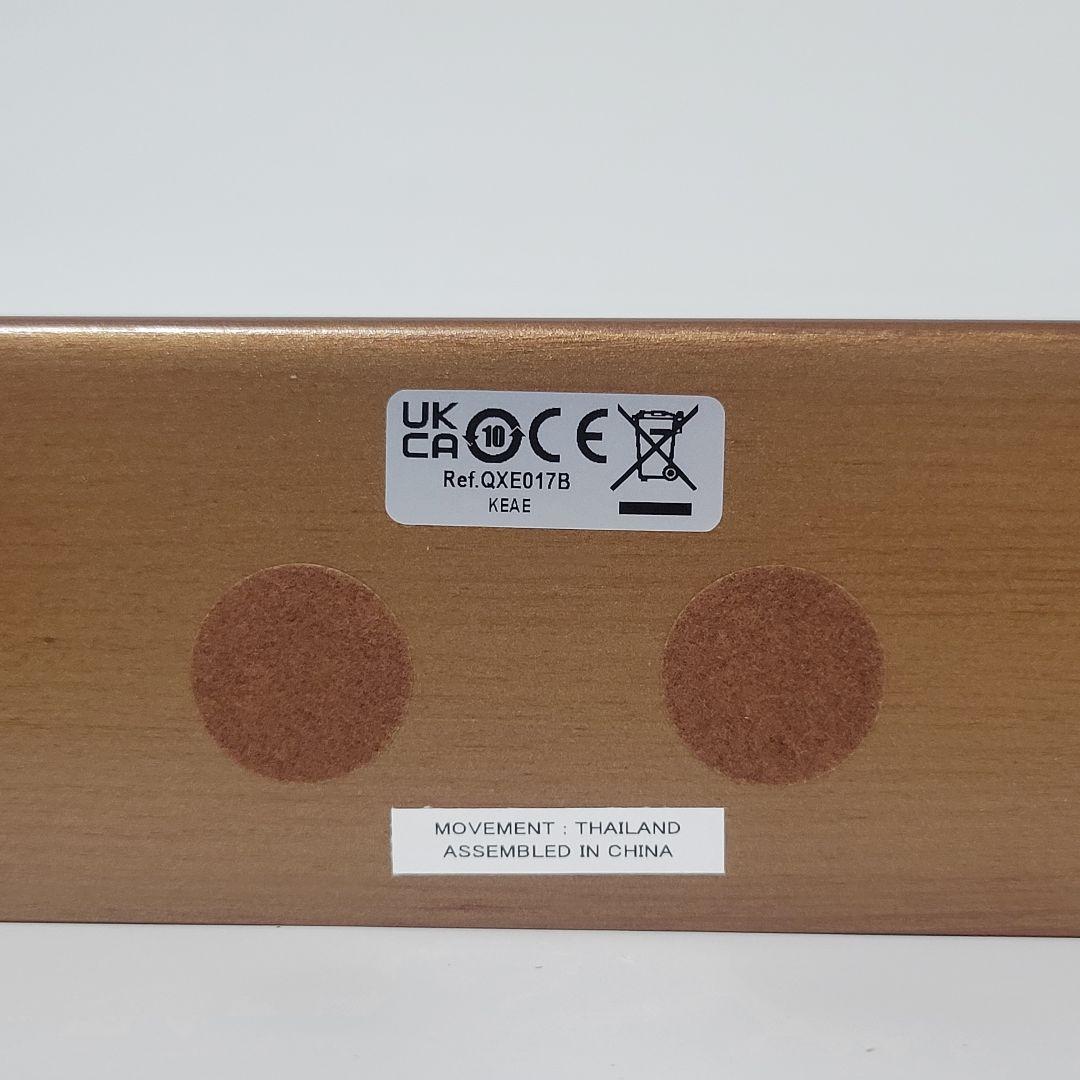 新品未使用　SEIKO CLOCK 　SEIKO　置き時計 木製　目覚まし時計